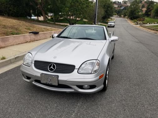 Silver 2003 Mercedes-Benz SLK-Class SLK32 AMG